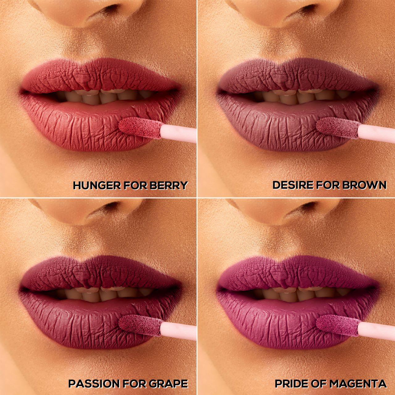 RENEE Stay With Me Minis Matte Liquid Lipsticks Combo of 4, 2 ml each
