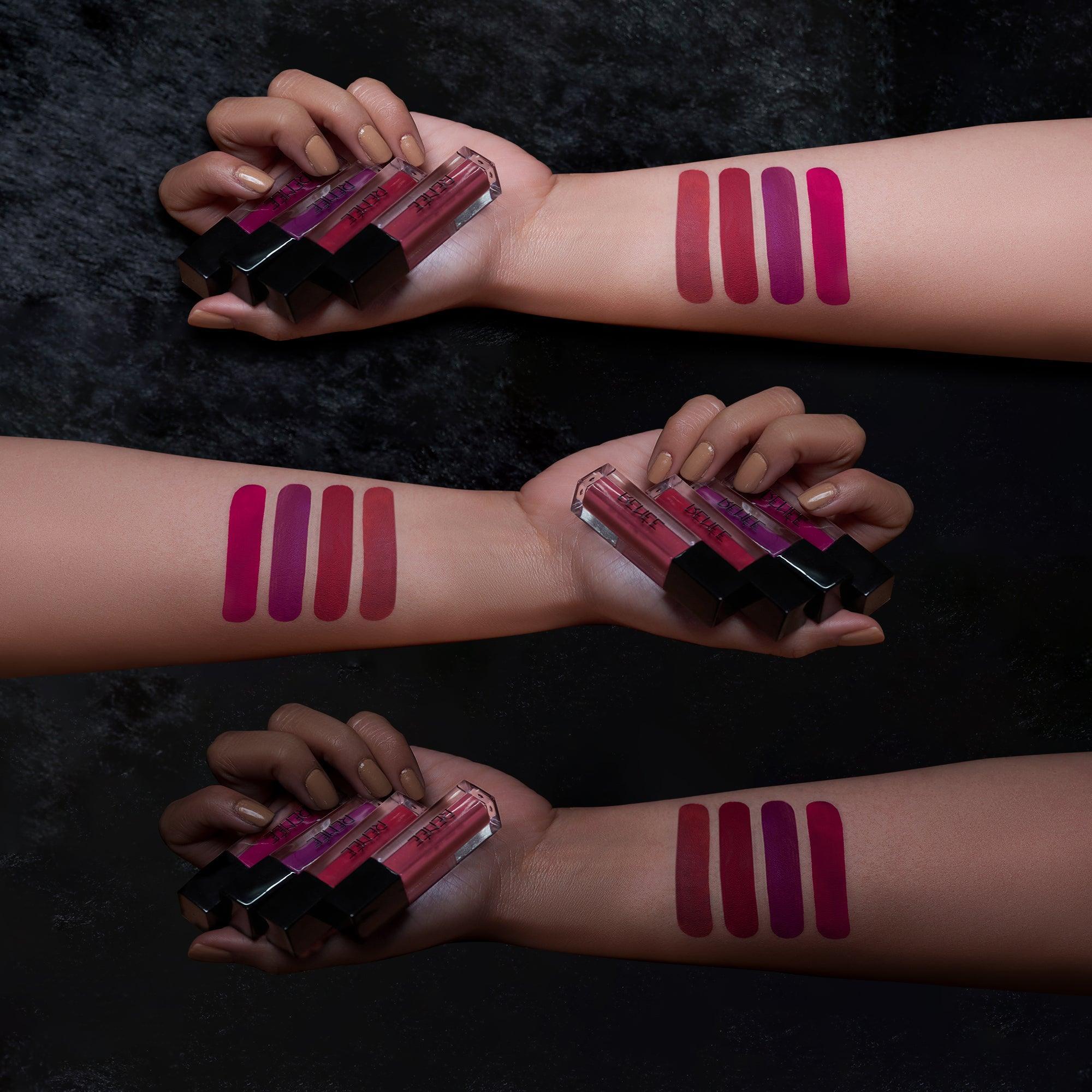 RENEE Stay With Me Minis Matte Liquid Lipsticks Combo of 4, 2 ml each