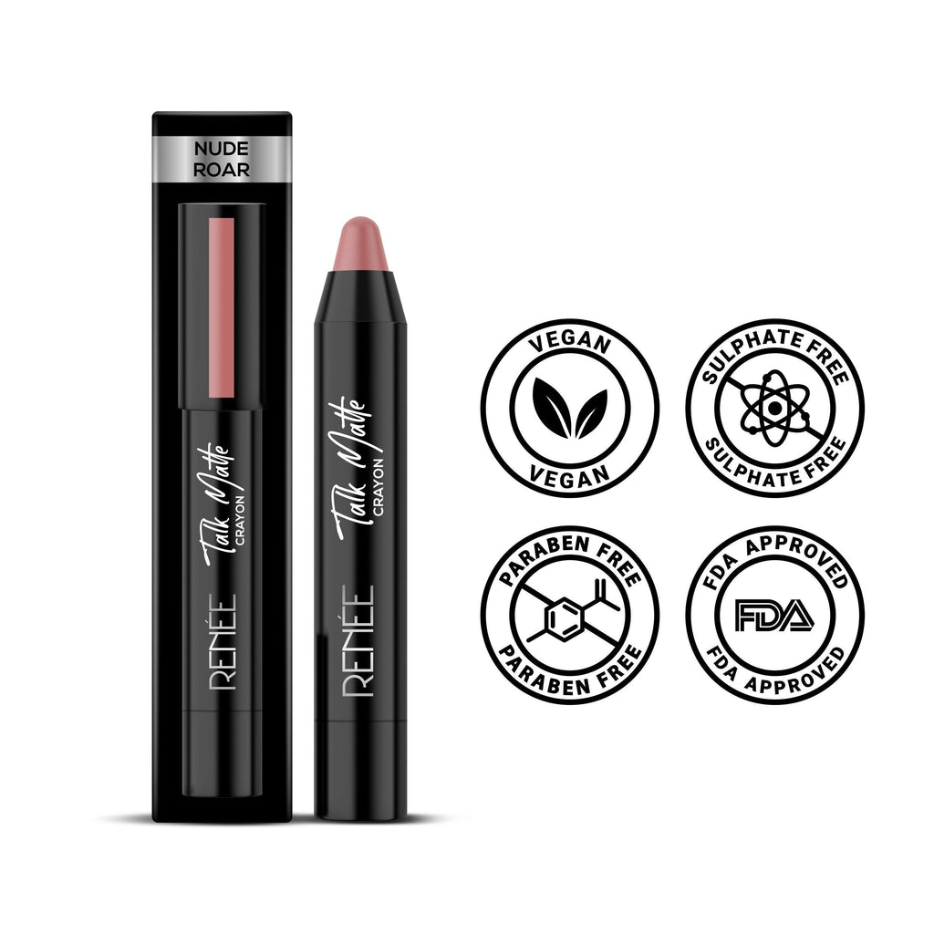 RENEE Talk Matte Crayon Lipstick, 4.5 g