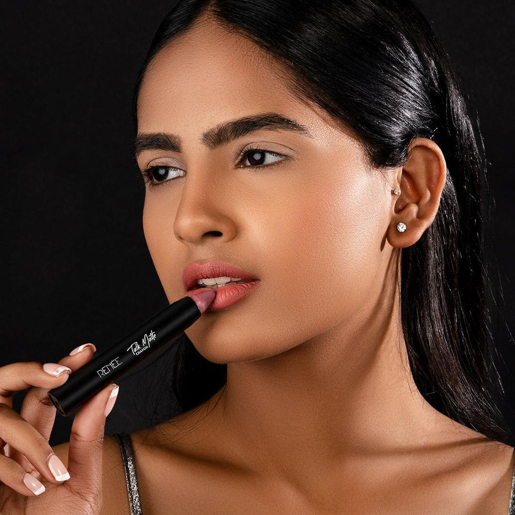 RENEE Talk Matte Crayon Lipstick, 4.5 g