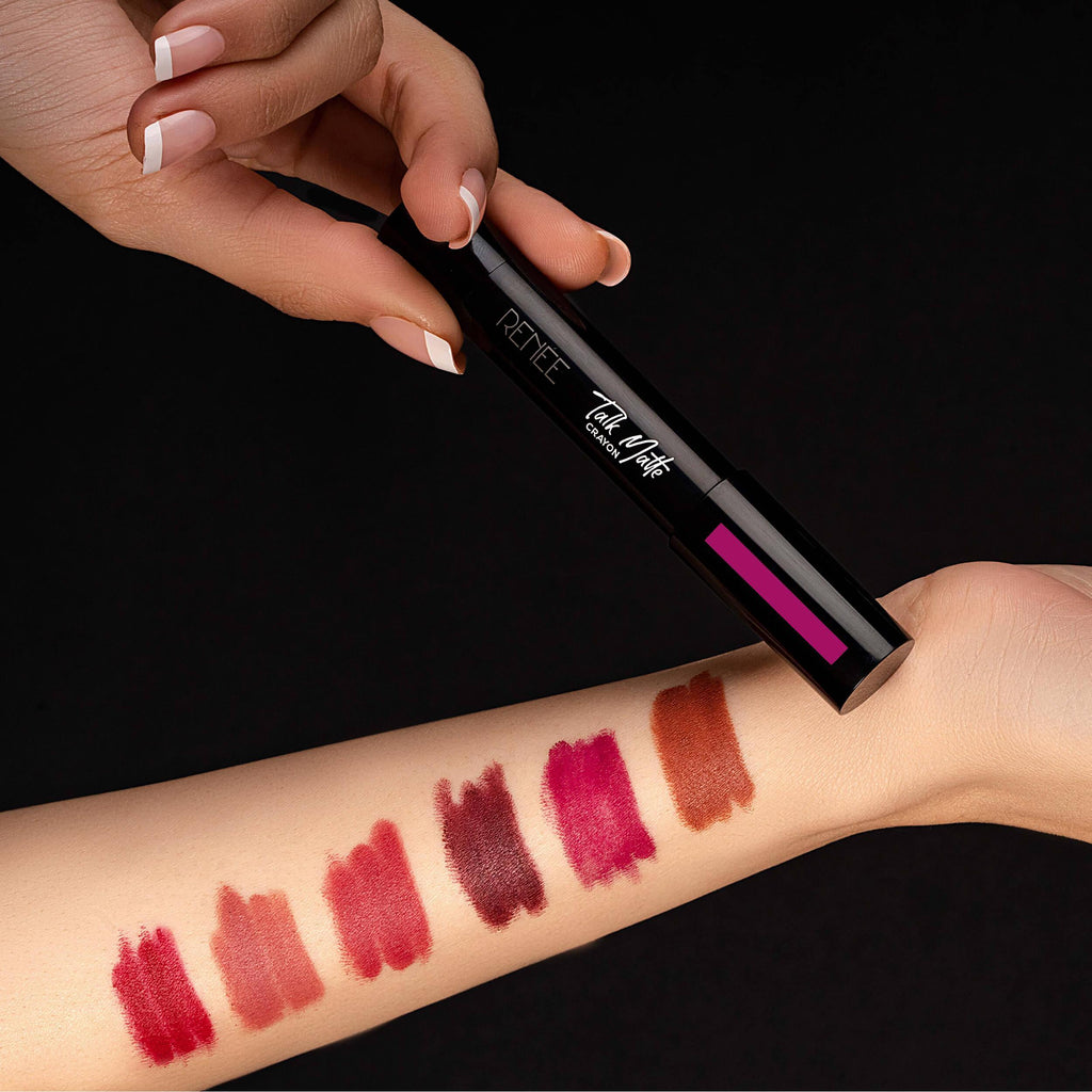 RENEE Talk Matte Crayon Lipstick, 4.5 g