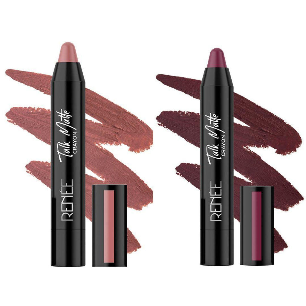 RENEE Talk Matte Crayon Lipstick, 4.5 g
