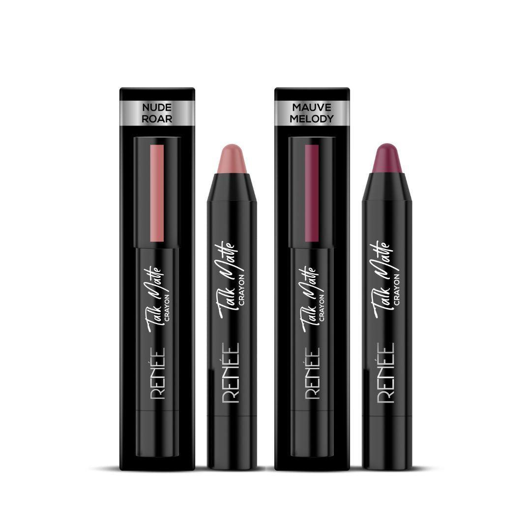 RENEE Talk Matte Crayon Lipstick, 4.5 g