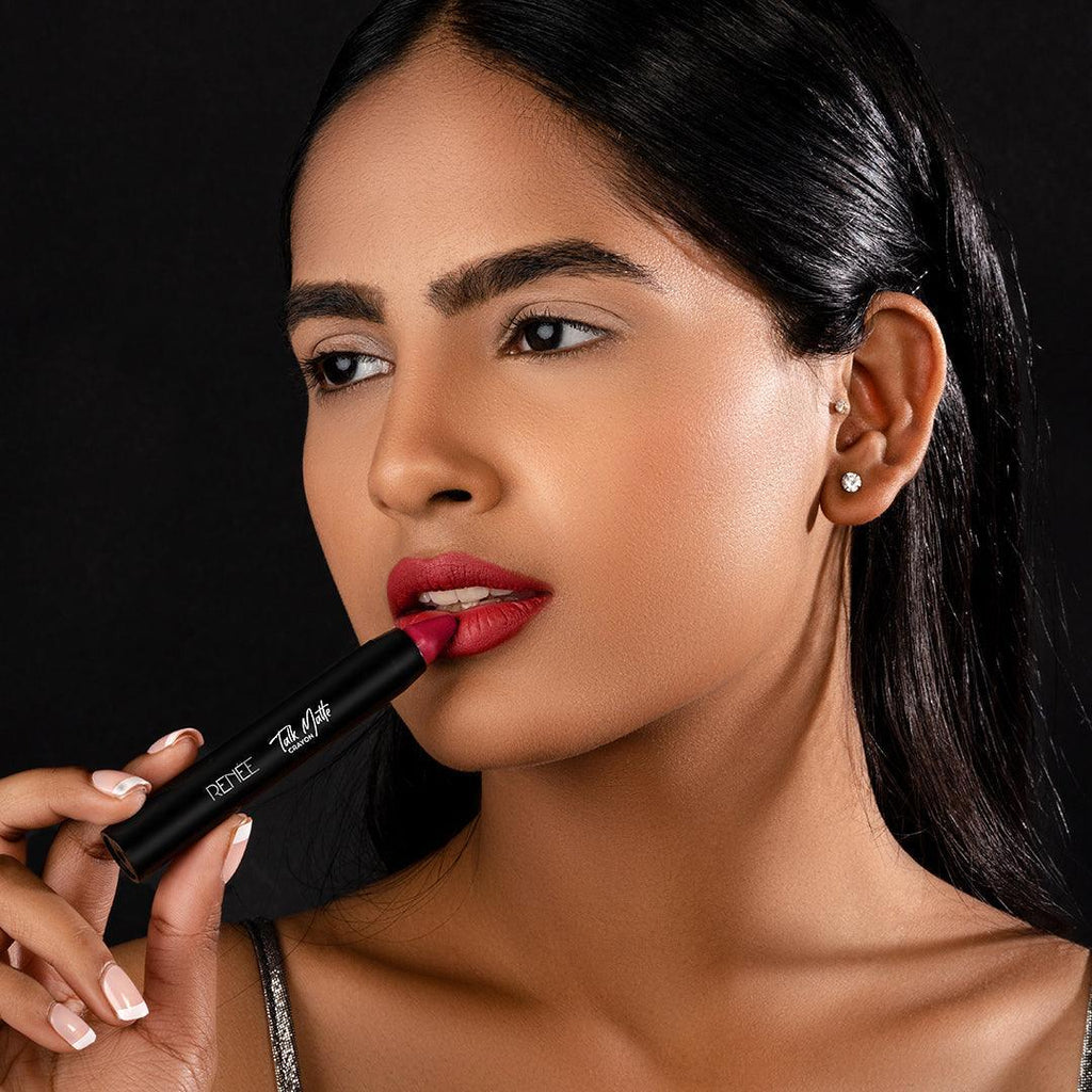 RENEE Talk Matte Crayon Lipstick, 4.5 g