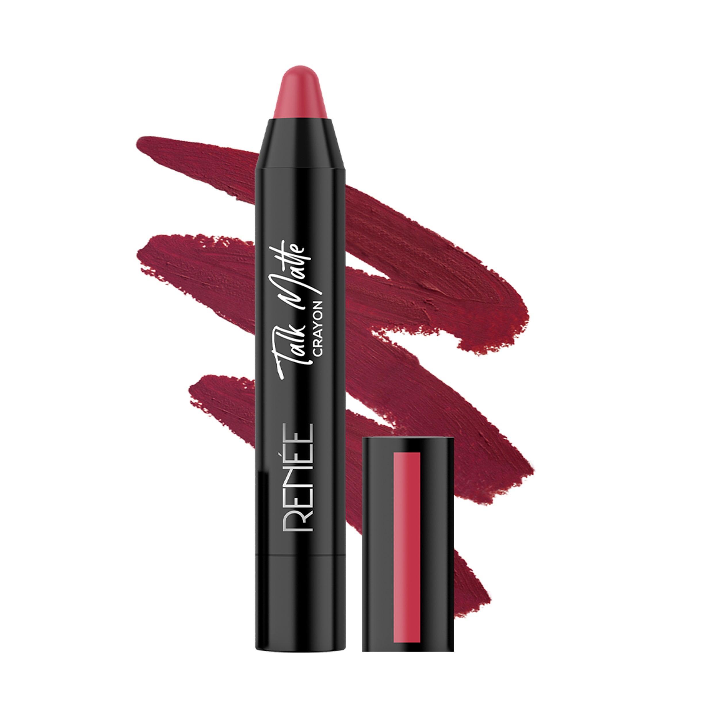 RENEE Talk Matte Crayon Lipstick, 4.5 g