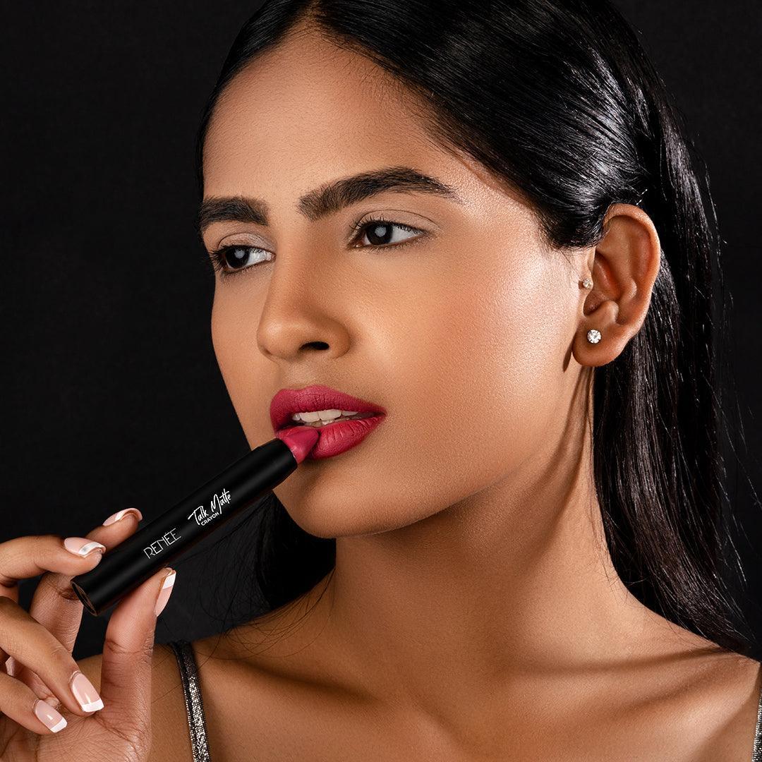 RENEE Talk Matte Crayon Lipstick, 4.5 g