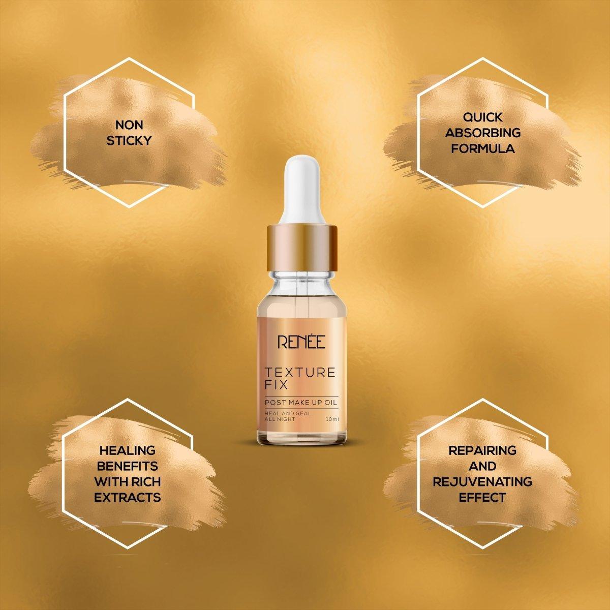 RENEE Texture Fix post Make Up Oil, 10ml