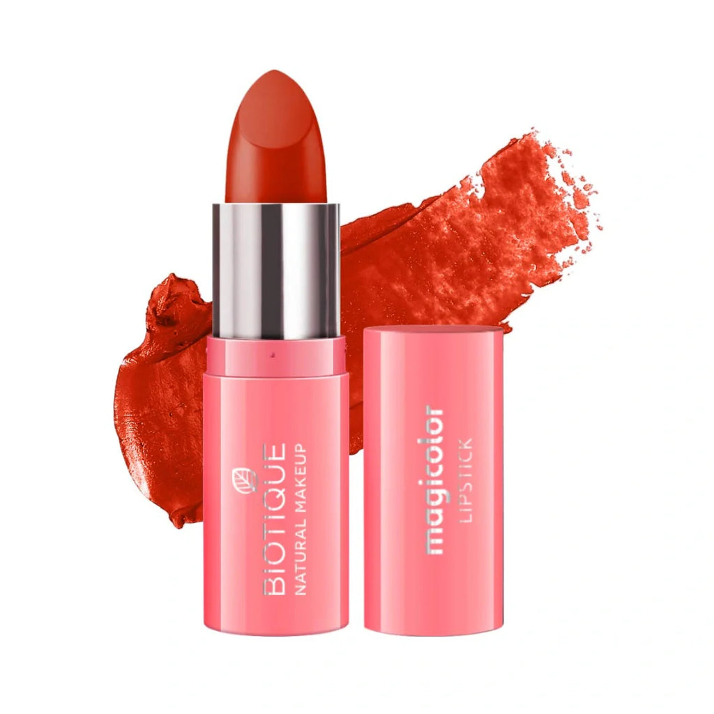 Biotique Natural Makeup Magicolor Lipstick, Give Me A Rose
