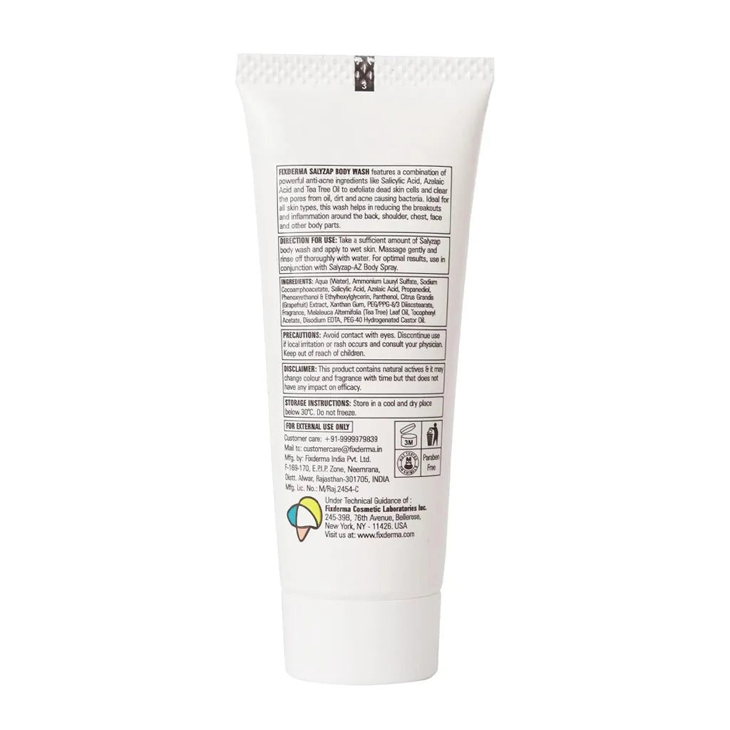 Fixderma Salyzap Acne Body Wash 15ml