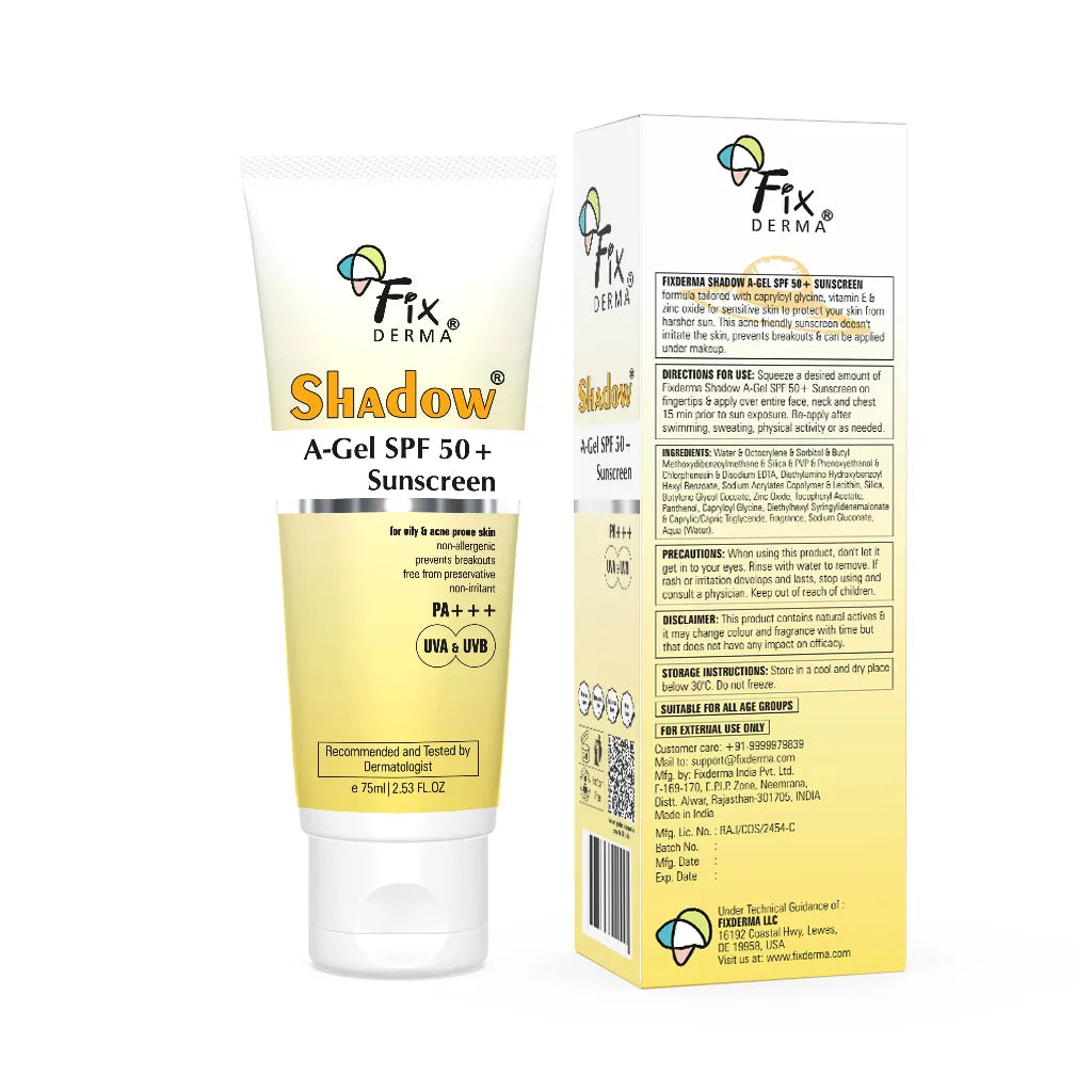 Fixderma Shadow A gel SPF 50+ Sunscreen