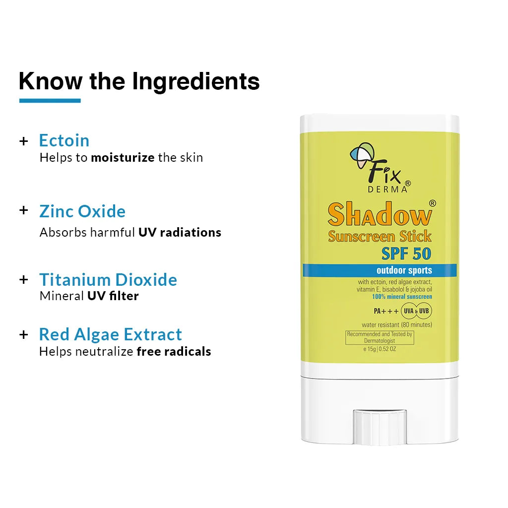 Fixderma Shadow Sunscreen Stick SPF 50
