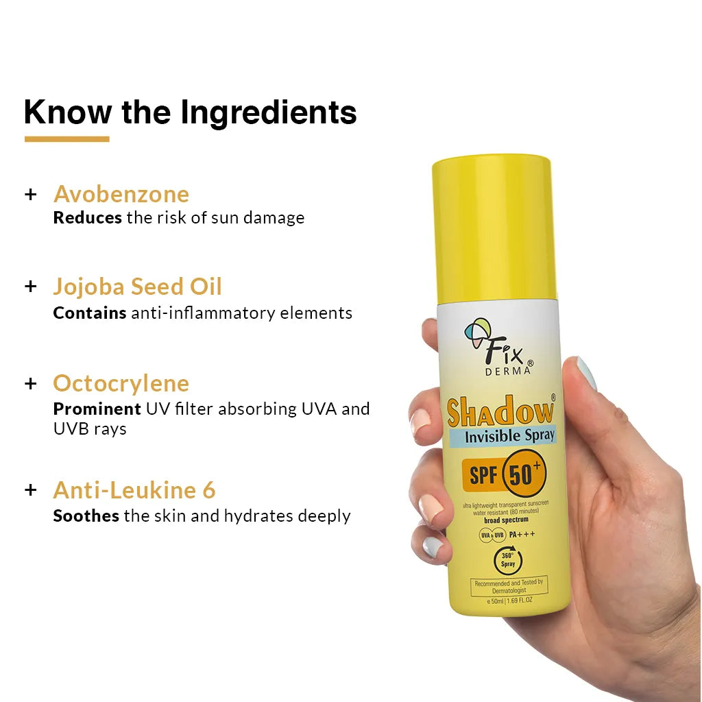 Fixderma Shadow Invisible Spray SPF 50+