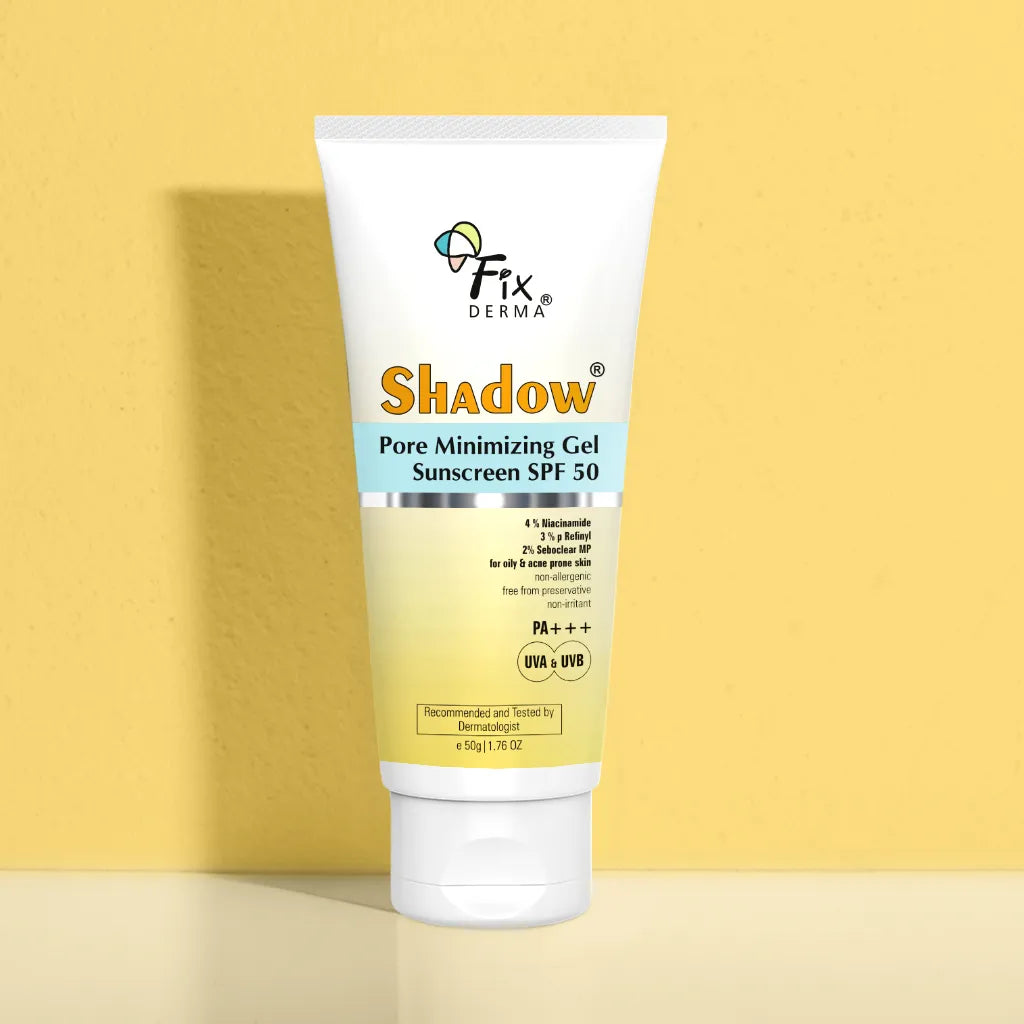 Fixderma Shadow Pore Minimizing Gel Sunscreen SPF 50