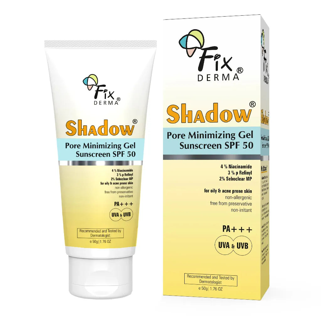 Fixderma Shadow Pore Minimizing Gel Sunscreen SPF 50