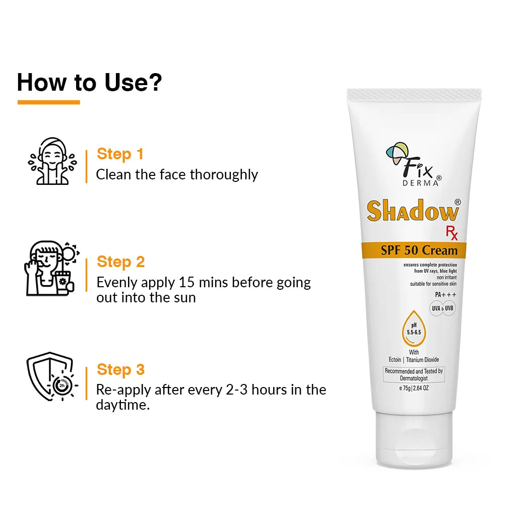 Fixderma Shadow Rx SPF 50 Cream