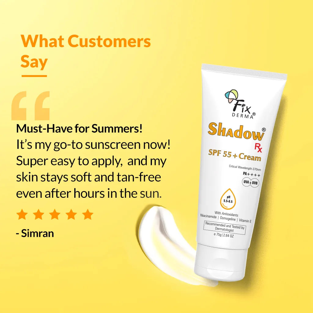 Fixderma Shadow Rx SPF 55+ Cream