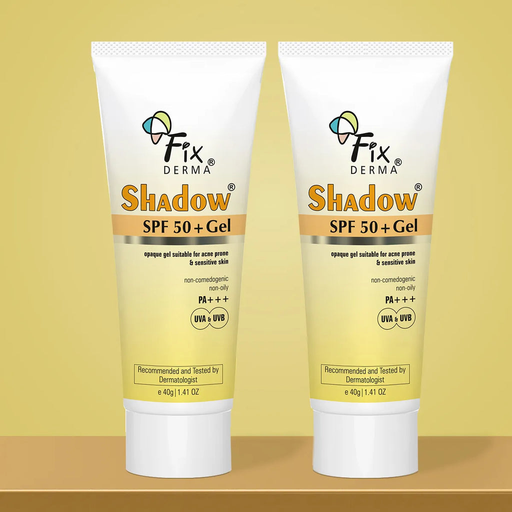 Fixderma Shadow SPF 50+ Gel Sunscreen 40g Pack of 2