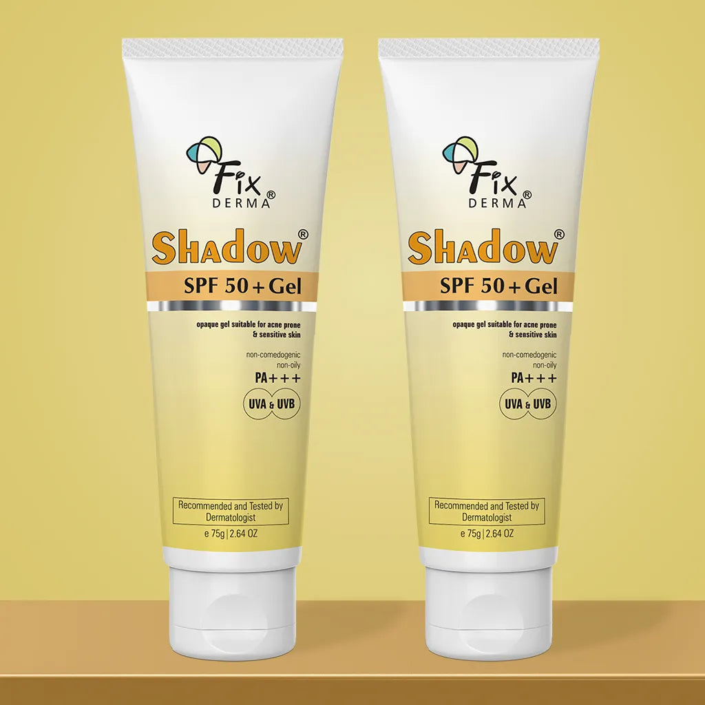 Fixderma Shadow SPF 50+ Gel Sunscreen 75g Pack of 2