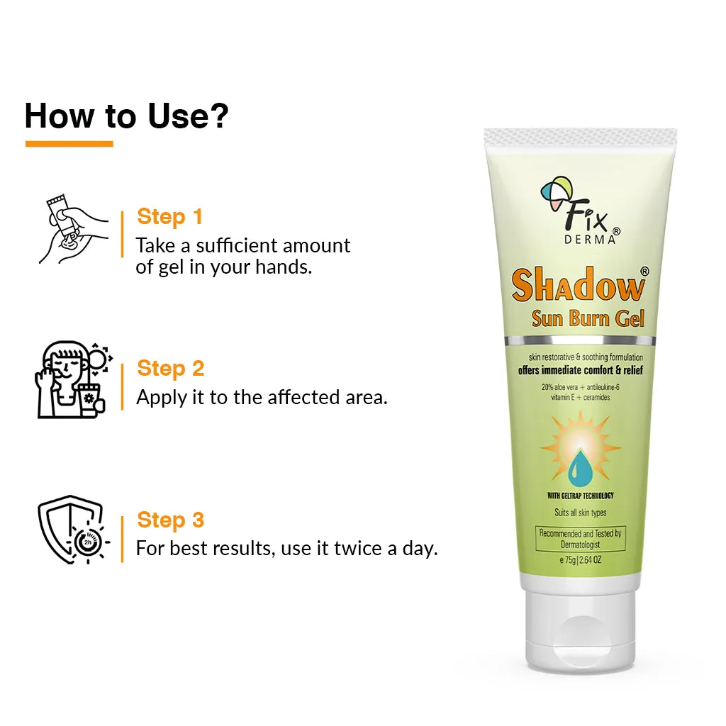 Fixderma Shadow Sun Burn Gel