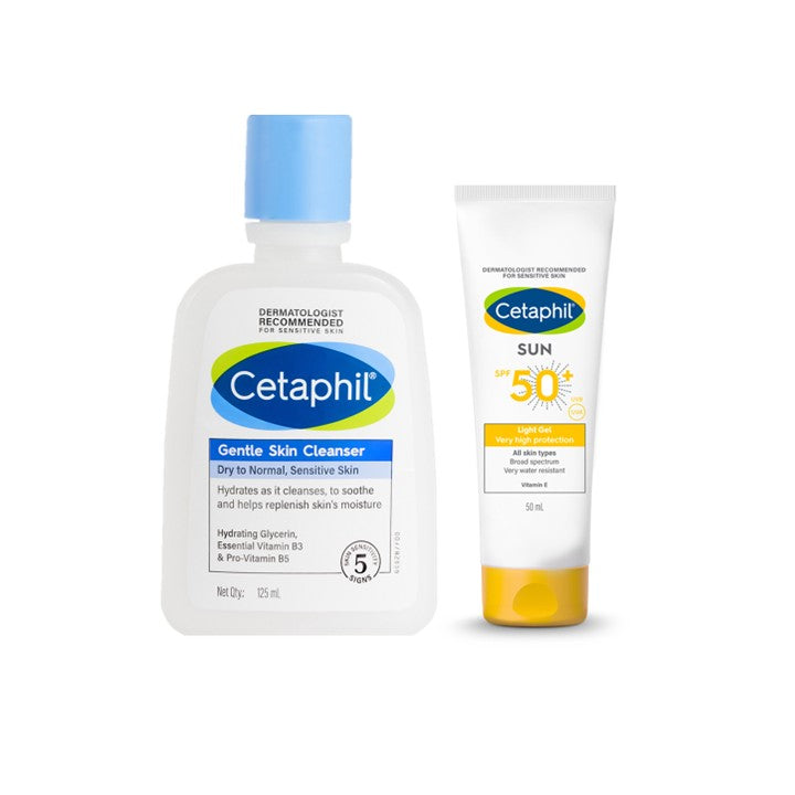 Cetaphil Cleanse + Protect Combo