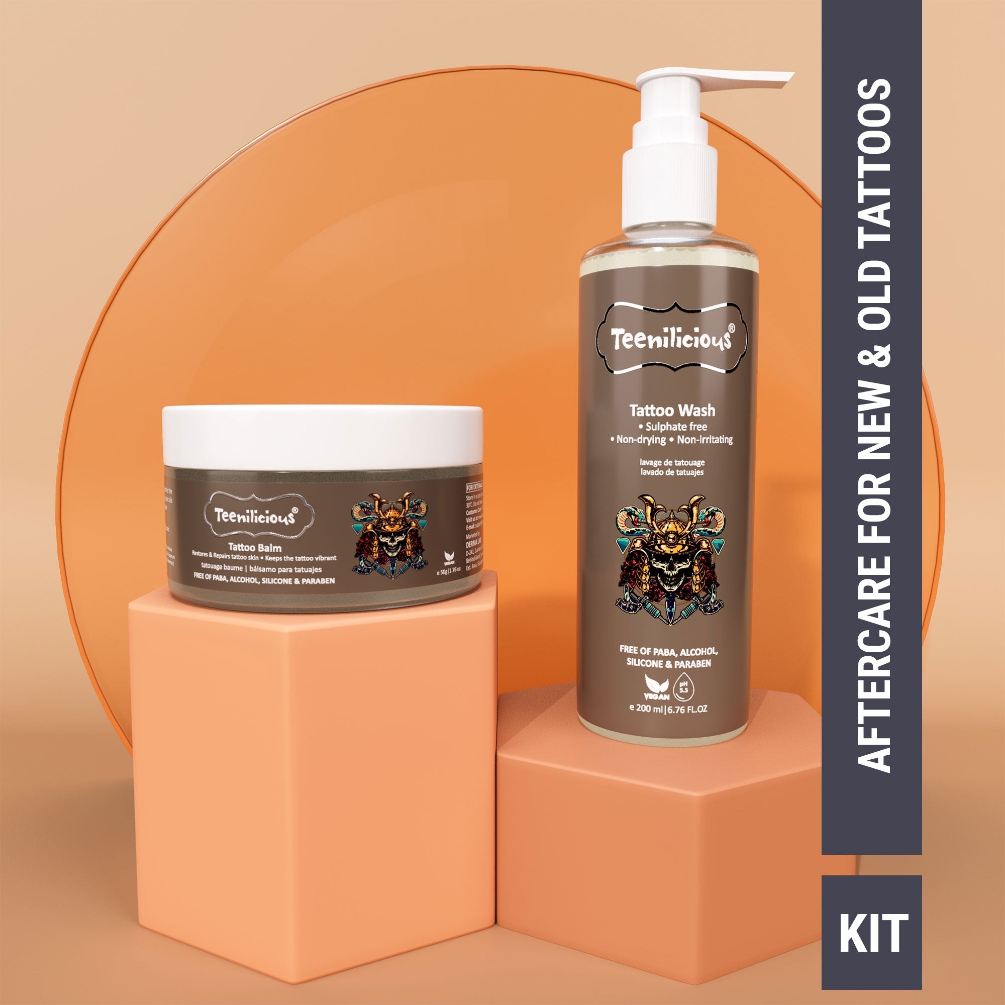 Fixderma Teenilicious Tattoo Care Kit - Tattoo Aftercare For Old & New Tattoos