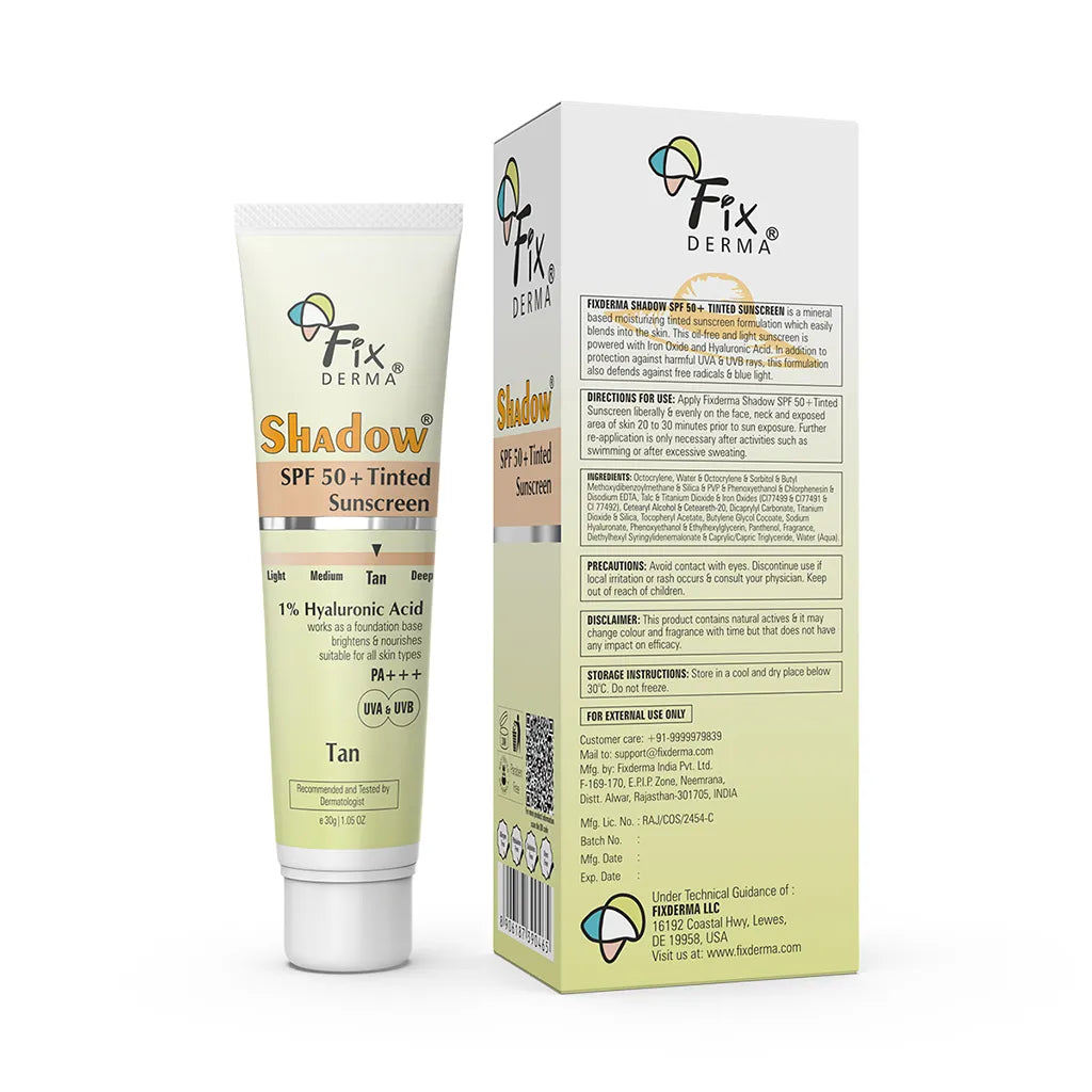 Fixderma Shadow SPF 50+ Tinted Sunscreen