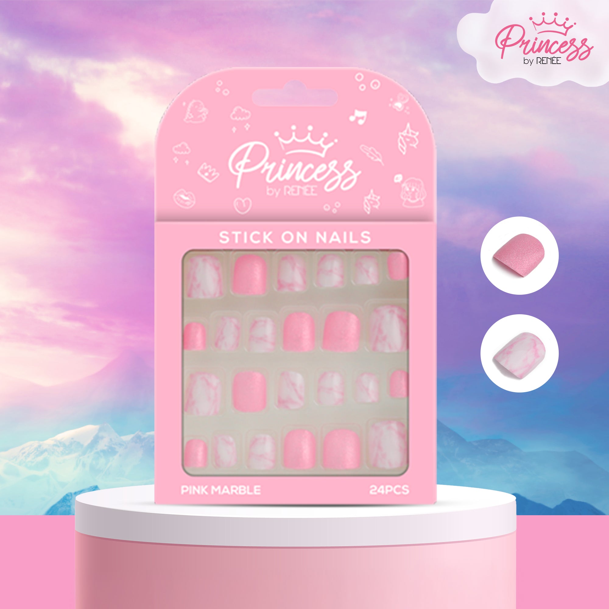 Princess by RENEE Tips & Tint Beauty Gift Set, Pack of 3