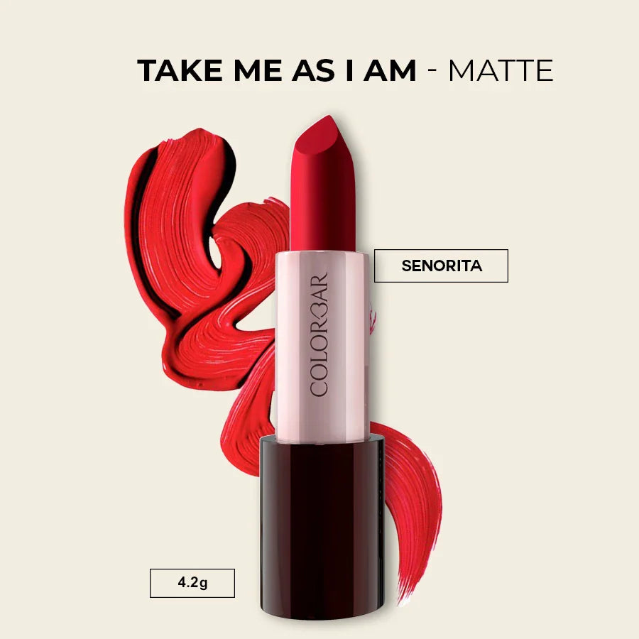 Colorbar TAKE ME AS I AM VEGAN MATTE  LIPSTICK