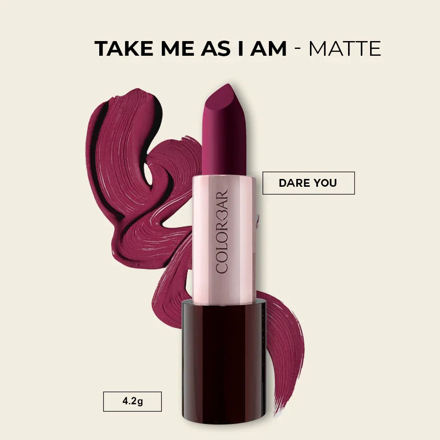 Colorbar TAKE ME AS I AM VEGAN MATTE  LIPSTICK