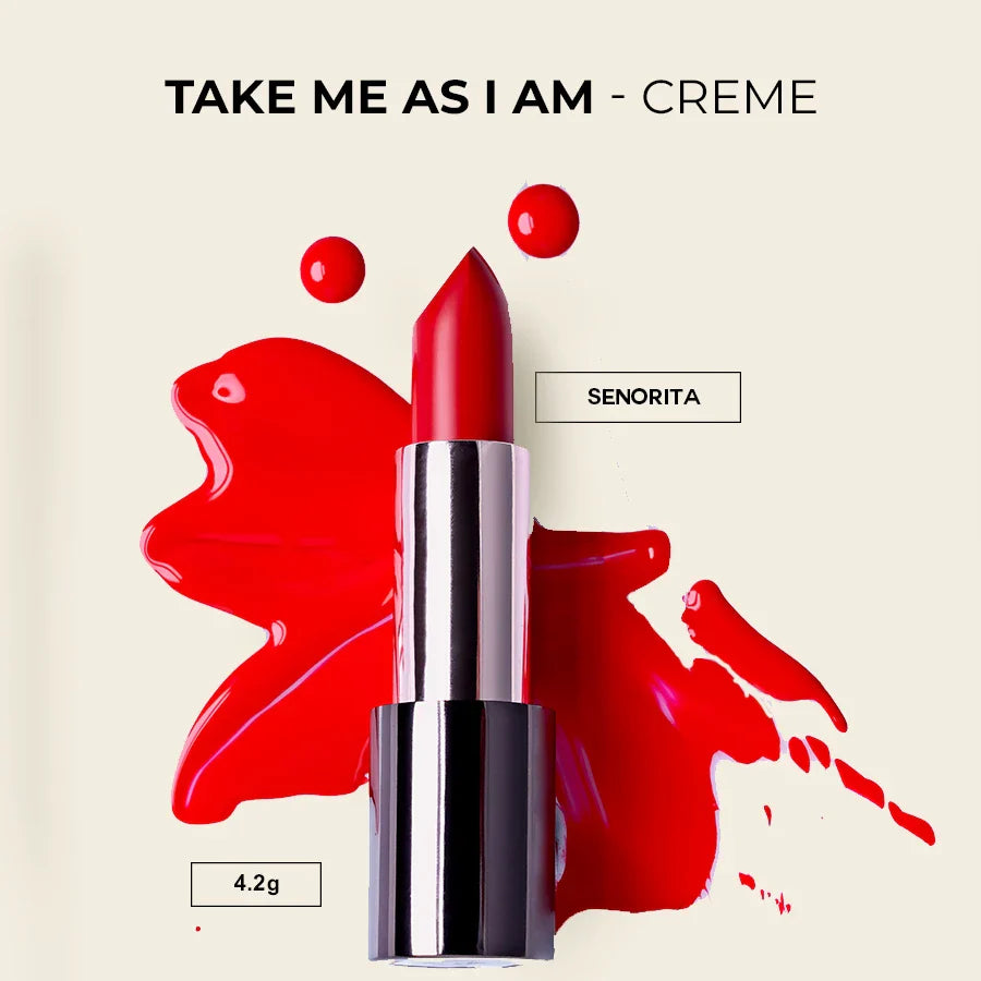 Colorbar TAKE ME AS I AM VEGAN CRÈME  LIPSTICK