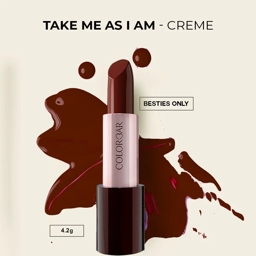 Colorbar TAKE ME AS I AM VEGAN CRÈME  LIPSTICK