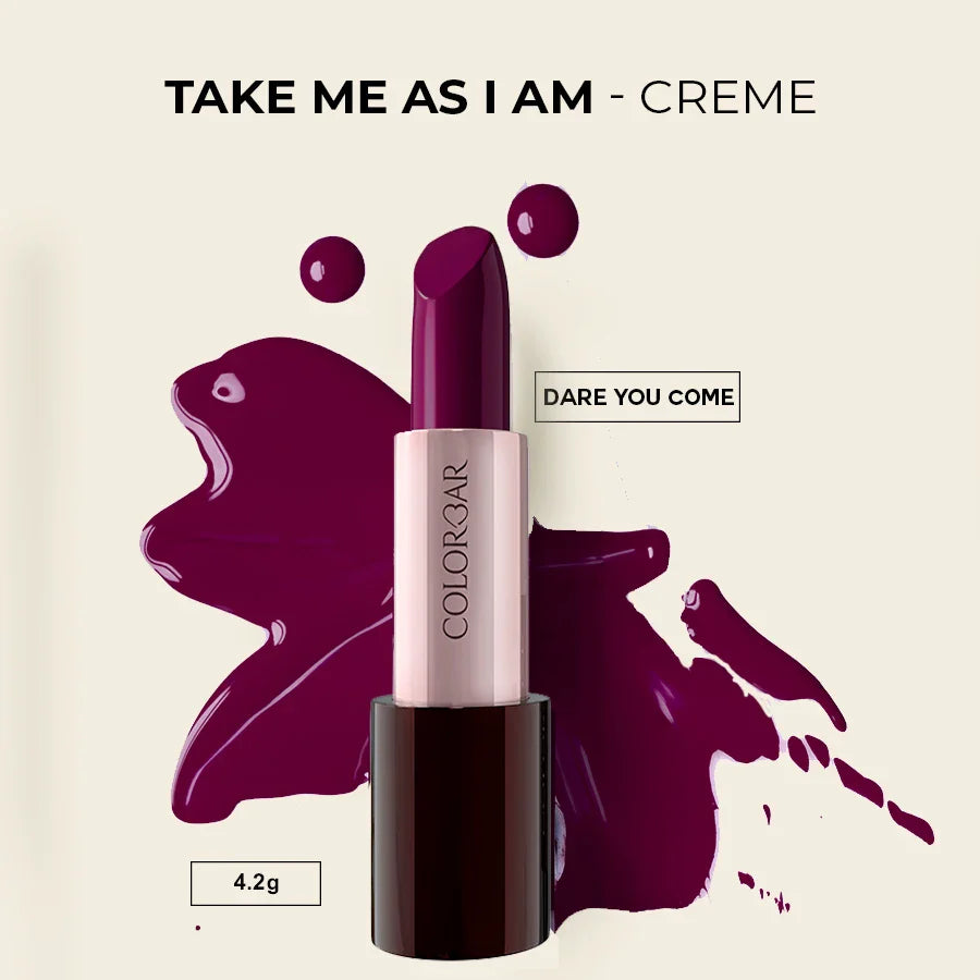 Colorbar TAKE ME AS I AM VEGAN CRÈME  LIPSTICK