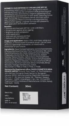 FACESCANADA Ultime Pro Sun Defense CC Crèam Luxe SPF 50 Sand 03 30ml