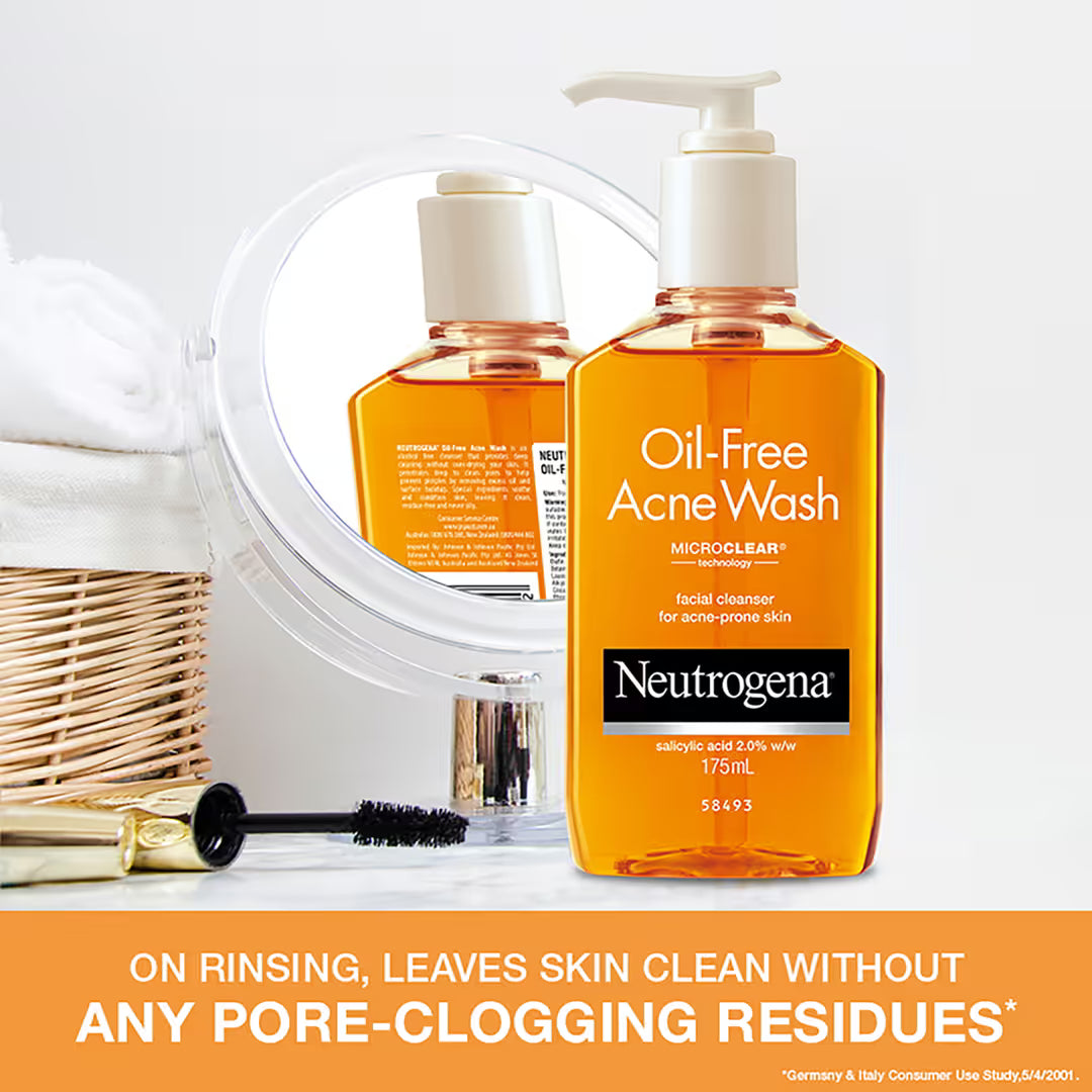 Neutrogena Oil-Free Acne Wash 175ml