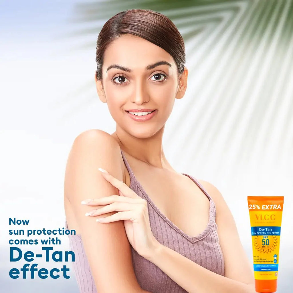VLCC De Tan SPF 50 PA+++ Sunscreen Gel Cream - 100g