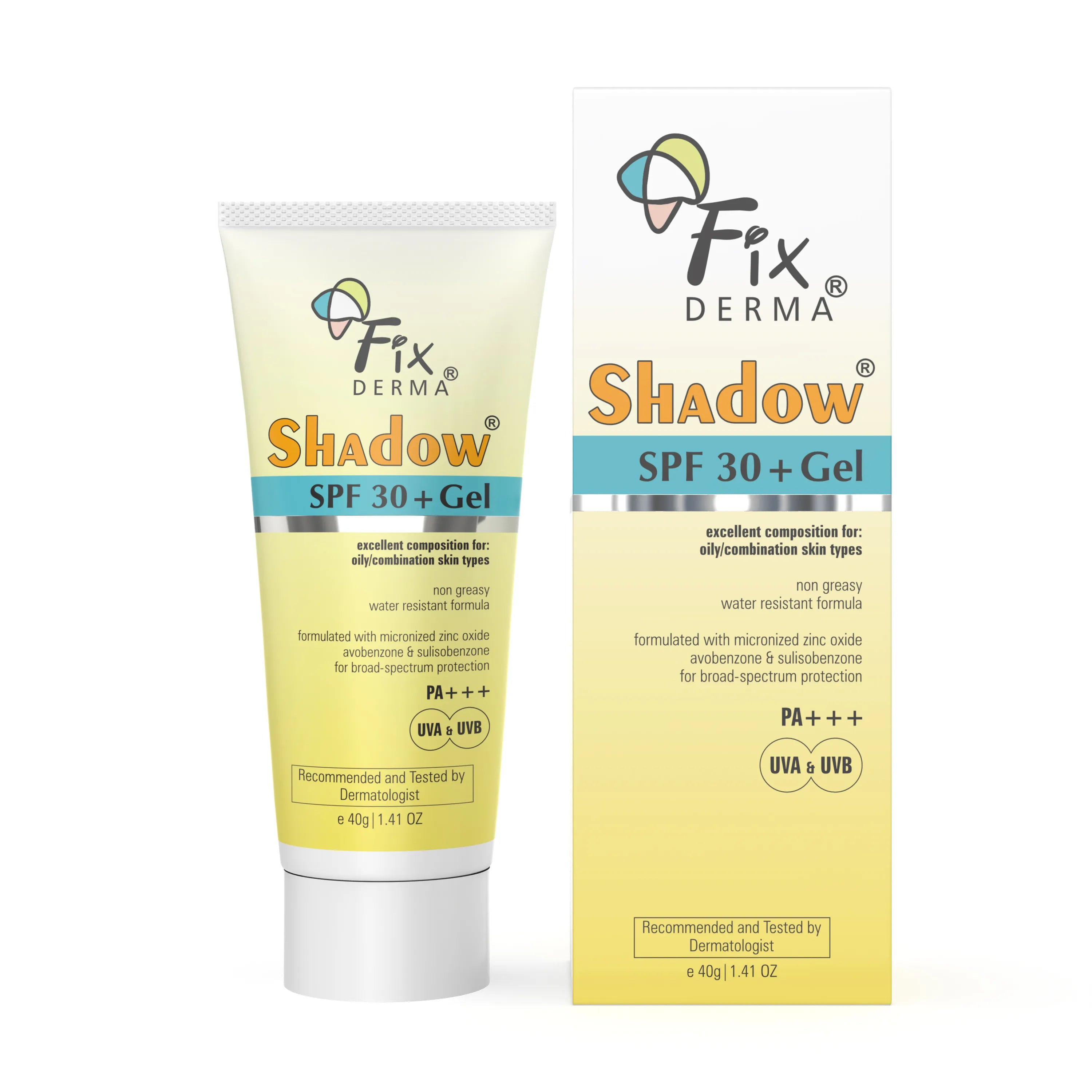 Fixderma Shadow SPF 30+ Gel Sunscreen 40g